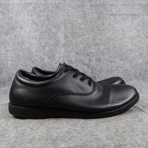 Dinkles Shoes Mens 9 Oxford Classic Dress Black Lace Up Unisex Womens 11 Retro